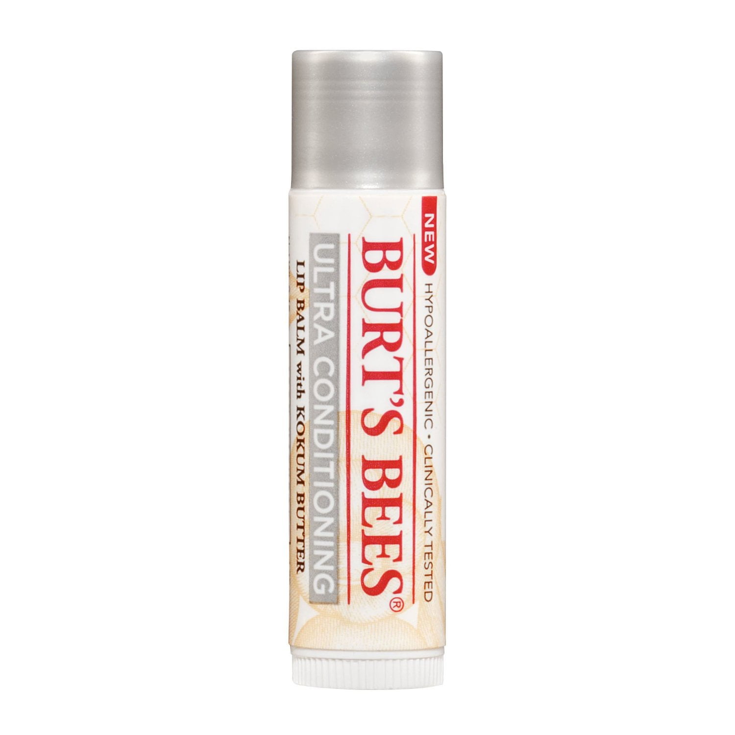 4 Pack Burt's Bees Ultra Conditioning Lip Balm with Kokum Butter 0.15