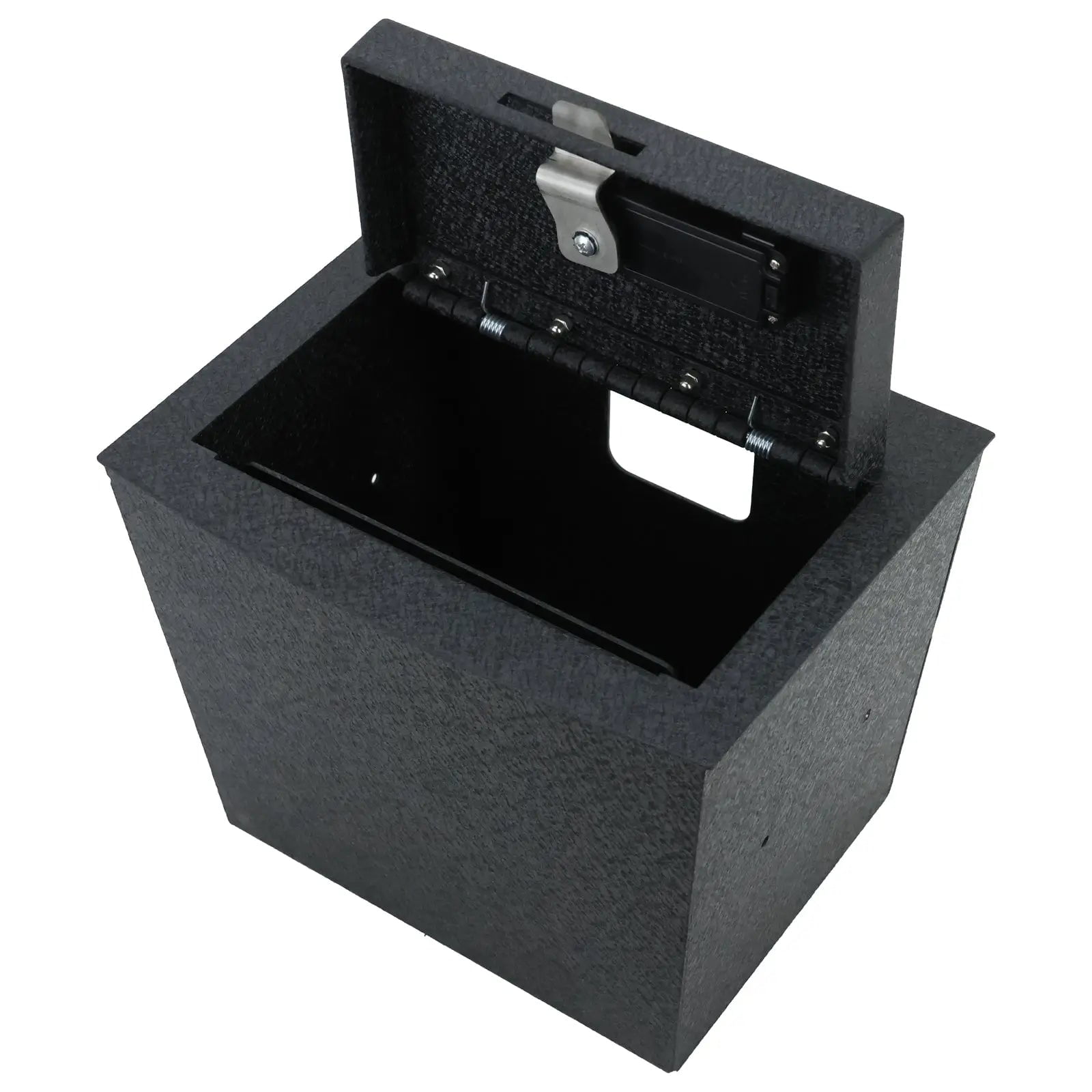Center Console Gun Safe Vault - WASAI Console Lock Box Compatible with Lincoln Navigator 2018-2023, for Rear Seat Console, Fingerprint Lock with Key.