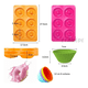 thumbnail image 2 of 14 Molde De Silicona Para Dona Y Cupcakes Reposteria,moldes cupcakes,utensilios Xtellar multicolor, 2 of 3