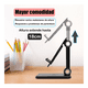thumbnail image 5 of Soporte De Escritorio Para Celular Plegable y Ajustable Malubero Negro, 5 of 5
