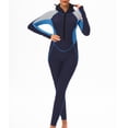 thumbnail image 2 of Aislor Maillot de Bain Musulman pour Femmes Burkini une Pièce Maillot de Bain Modeste Protection Solaire Bleu 3TG, 2 of 4