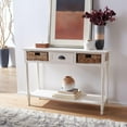 thumbnail image 1 of Safavieh Christa Contemporary Console Table Drawer and Two Baskets, 1 of 9