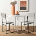 thumbnail image 2 of SAFAVIEH Layne Dining Chairs, Light Grey/Black, Set of 2 (18 in. W x 18.8 in. D x 35 in. H), 2 of 7