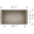 thumbnail image 4 of Blanco Ka-441767 Diamond 33-1/2" Undermount Single Basin Granite Composite Kitchen Sink -, 4 of 7