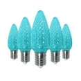 thumbnail image 5 of UL Listed Set of 25 C9 Led Replacement Bulbs,3 SMD LEDs in Each C9 Led Dimmable Lights Bulb for Outdoor Christmas String Lights Holiday Decoration,Full Waterproof and Break Resistant(Aqua/Teal Color), 5 of 6