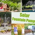 thumbnail image 3 of Solar Power Water Pump Solar Fountain Pump with Separate Solar Panel for Outdoor Small Pond Garden Fish Tank, 3 of 7