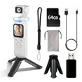 thumbnail image 1 of MUOXUEQN 4K120FPS three-axis gimbal stabilized action camera, pocket handheld Vlog camera, autofocus with face and object tracking, 1 of 8