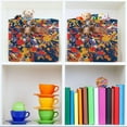 thumbnail image 6 of Coolnut Color Paint Splatters Foldable Canvas Storage Bin, Sturdy Fabric Storage Basket with Handles, Storage Cube Box for Organizing Shelf Nursery Toy Closet 2PCS#33 Home Decor, 6 of 7