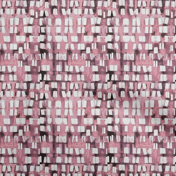 oneOone Georgette Viscose Light Pink Fabric Tie Dye Sewing Material Print Fabric By The Yard 42 Inch Wide