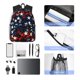 thumbnail image 4 of Balery Red Blue White Stars Mochila para Mujeres y Hombres, Mochila Ligera Casual para Viajes, Mochila Clásica Básica para la Universidad, 4 of 6