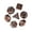 Ancient Red Copper, variant on Cusdie 7-Die Metal DND Dice Set, Mechanical Gear Metal Polyhedral D&D Dice Set for DND Dungeons and Dragons TTRPG Role Playing Games