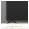 thumbnail image 2 of LOLIPPYY 2Pcs Plastic Universal TV Holder Stand Base with Screws for Home and Conference Room, 2 of 7
