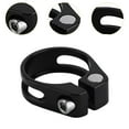 thumbnail image 6 of amleso Bike Seat Post Clamp Screw Mount Lightweight Premium Hollow Universal 31.8mm Black, 6 of 10