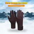 thumbnail image 4 of Bearachild Manoplas de barra de bicicleta Guantes de pantalla táctil Unisex Antideslizante Protección contra la frialdad Manos Accesorios Ropa deportiva Suministros térmicos Tipo 2 Bearachild HA060059-02B, 4 of 6