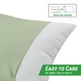 thumbnail image 2 of Gogreen Cooling Pillow Cases (Set of 2) for Hot Sleepers & Night Sweats, Rayon Derived from Bamboo Pillow Case, Breathable and Silky Soft Envelope Pillowcases (Sage Green, King 20"x36"), 2 of 7