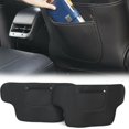 thumbnail image 5 of Alfombrilla de almacenamiento para respaldo de asiento del modelo 3, caja antipatadas, protección de pedal trasero de cuero, accesorios interiores, 5 of 5