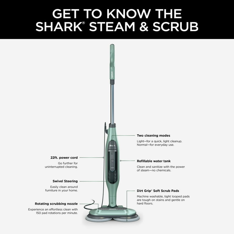 Shark Steam Cleaner オールインワン Amazon.com - Shark Steam & Scrub Steam Mop, All-in-One