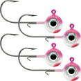 thumbnail image 1 of VMC 3/8 oz. Neon Moon Eye Jig - 4 Pack - Pink Pearl, 1 of 4