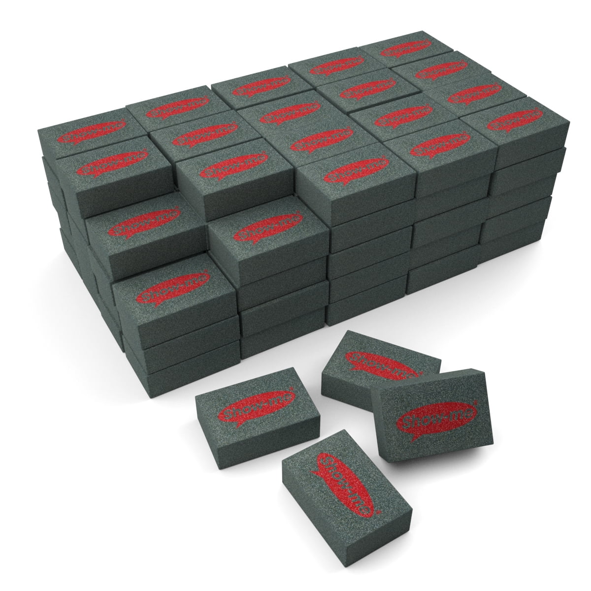 Show-me Pack of 100 Mini Foam Erasers