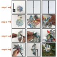 thumbnail image 2 of Bird Scarer Decorativo Garden Spike Anti Pigeon Bird Disuasor Reflectante Molino de viento Molino de viento para proteger el jardín, el huerto y el patio (paquete de 4) Versailles TUNC Sencillez, 2 of 5