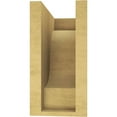 thumbnail image 4 of 5"W x 10"D x 10"H Classic Newport Rough Cedar Woodgrain TimberThane Corbel, Primed Tan, 4 of 6