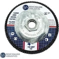 thumbnail image 5 of Benchmark Abrasives 4.5" x 5/8"-11 Premium High-Density Jumbo Zirconia Type 27 Flap Discs (10 Pack) - 120 Grit, 5 of 6