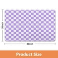 thumbnail image 4 of Extra Absorbent Checkered Bath Mat: Non-Slip Bathroom Rugs. Small Indoor Doormat, Machine Washable, Perfect for Shower, Sink & Tub, 20x32in, 4 of 5