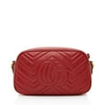 thumbnail image 3 of Pre-Owned Gucci Matelasse Leather GG Marmont Small Camera Bag, 3 of 11