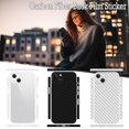 thumbnail image 2 of For iPhone14promax Transparent For iPhone 14 Pro Max Carbon Fiber Stickers Soft W3A7, 2 of 9