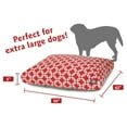 thumbnail image 3 of Majestic Pet | Links Rectangle Pet Bed For Dogs, Removable Cover, Red, Extra Large, 3 of 6