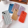 thumbnail image 1 of Water Ripple Pattern Curly Wave Frame Soft Compatible with iPhone Case (Pink,iPhone 13 Pro Max), 1 of 2