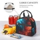 thumbnail image 5 of Fotbe Red And Blue Fire Bolsa de Almuerzo con Estampado, Lonchera Aislada, Contenedores de Comida Reutilizables Tipo Cooler a Prueba de Fugas, 5 of 7