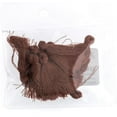 thumbnail image 4 of 20pcs John Bead 1in Light Brown Mini Small Craft Cotton Tassels for DIY Crafts Making Earring Keychain Fringe Pendants Bookmark Bag Hanging Curtain Decoration, 4 of 4