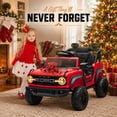 thumbnail image 6 of Conchico Licensed Ford Bronco Raptor 12V Kids Ride on Cars with Remote Control, Battery Powered Ride on Toys with All-Terrain Wheels, Toddler Electric Car with Music for Boys Girls 3-5, Red, 6 of 9