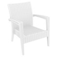 thumbnail image 1 of Compamia Miami Resin Club Chair in White, 1 of 8