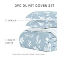 thumbnail image 6 of Noble Linens Blue Reversible Country Home Print 2-Piece Duvet Cover Set, Twin/TwinXL, 6 of 12
