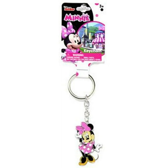 HER Accessories - Disney Junior Metal Keychain - MINNIE MOUSE (Pink Dress)
