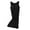 Black, variant on Ladies Nightdress With Chest Pad Without Rim Vest Comfort Mid-long Pajamas Nightdress