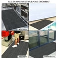 thumbnail image 6 of A1HC 48x72 Checkered Rubber Non-Slip Commercial Heavy-Duty Ramp Scraper Floor Mat for High-Traffic & Wet/Dry Areas, 6 of 8