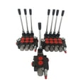 thumbnail image 3 of Techtongda Hydraulic Control Valve 2 Spool 2900 PSI Tractors Double Acting, 3 of 7