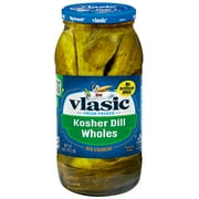 Vlasic Wholes Original Dill Pickles, Kosher Dill Pickles, 80 fl oz Jar