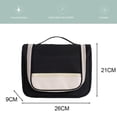 thumbnail image 2 of 11.6-12.5 inches-black Bolsa de almacenamiento portátil de gran capacidad de poliéster, bolsa de cosméticos portátil para mujer, 2 of 4