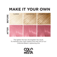 thumbnail image 4 of L'Oreal Paris Colorista Semi-Permanent Hair Color, Pure Color, Vegan Formula, #SoftPink, 1 Kit, 4 of 8