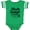 Football Green and White, variant on Inktastic Florida is My Happy Place with Palm Trees Boys or Girls Baby Bodysuit