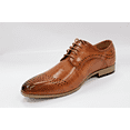 thumbnail image 4 of Men's Antonio Cerrelli Tan Faux Perforated Laced Dress Shoes 6873, 4 of 6