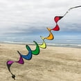 thumbnail image 2 of In the Breeze 4250 — Rainbow Curlie Spinner, 24-Inch Colorful Wind Spinner, Outdoor Decoration, Hot Air Balloon Accessory, 2 of 4