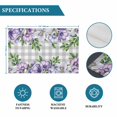 thumbnail image 6 of Purple Flowers Placemats Set of 8, Spring Floral Leaves Plants Gray Plaid Placemats for Dining Table, Place Mats for Kitchen Tabletop, Waterproof Wipeable Dining Table Mats Set, 6 of 9