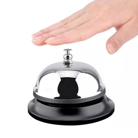 Reception Call Bell, Desk Call Bell,Diameter, Service Bell for Hotel, Restaurant, Kitchen, Shop, School, Hospital, Pet Training