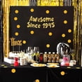 thumbnail image 3 of Awesome Since 1945 Gold Glitter Banner - 80th Birthday Party Decorations, 3 of 4