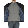 thumbnail image 5 of Luciano Natazzi Men's Wool Casual Sport Coat Modern Fit Stand Collar Moto Jacket Charcoal Gray, 5 of 5